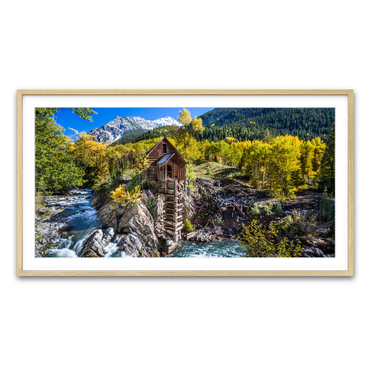 Framed Print 2x1 Natural