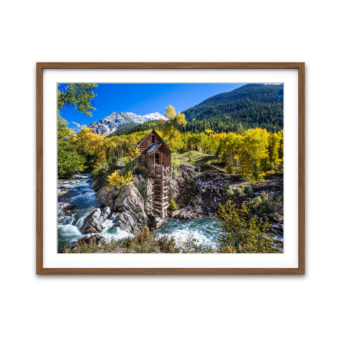 Framed Print 4x3 Walnut