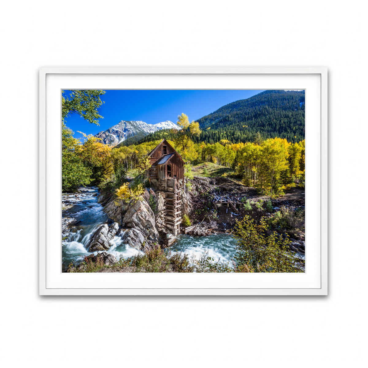 Framed Print 4x3 White