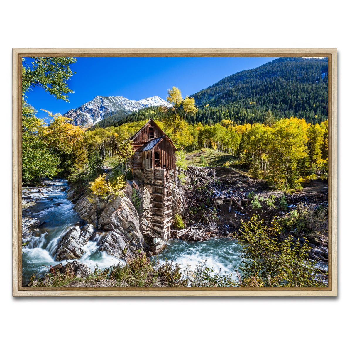 AUTO-MOCKUP WHITE | Crystal Mill | 1 Piece | Natural Framed Canvas | group=4x3