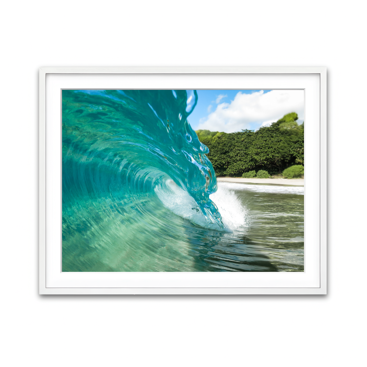 Framed Print 4x3 White