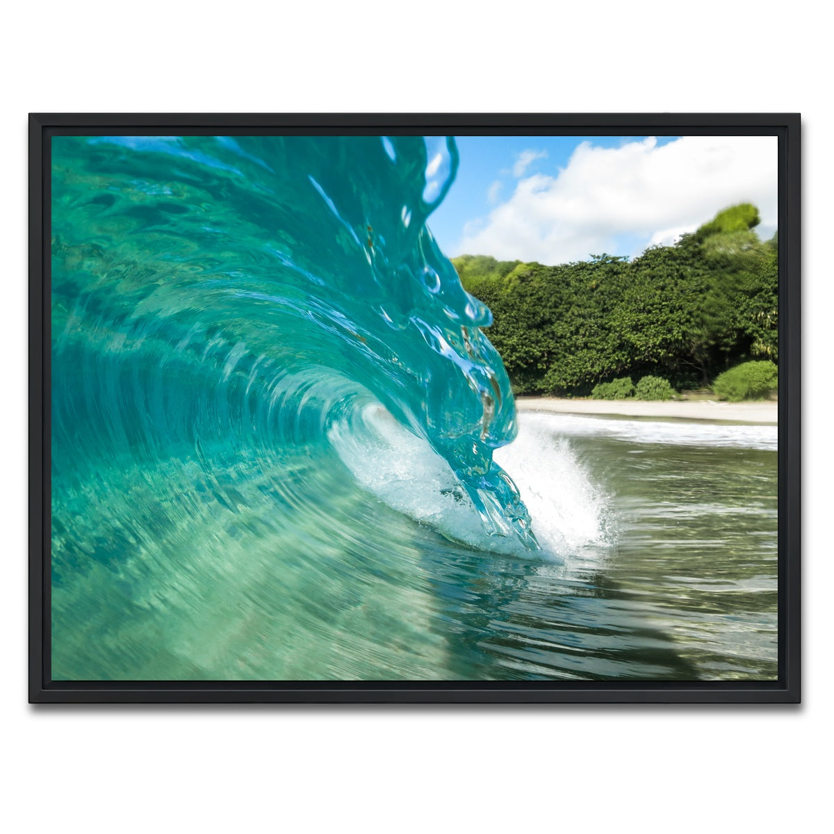 AUTO-MOCKUP WHITE | Crystal | 1 Piece | Black Framed Canvas | group=4x3