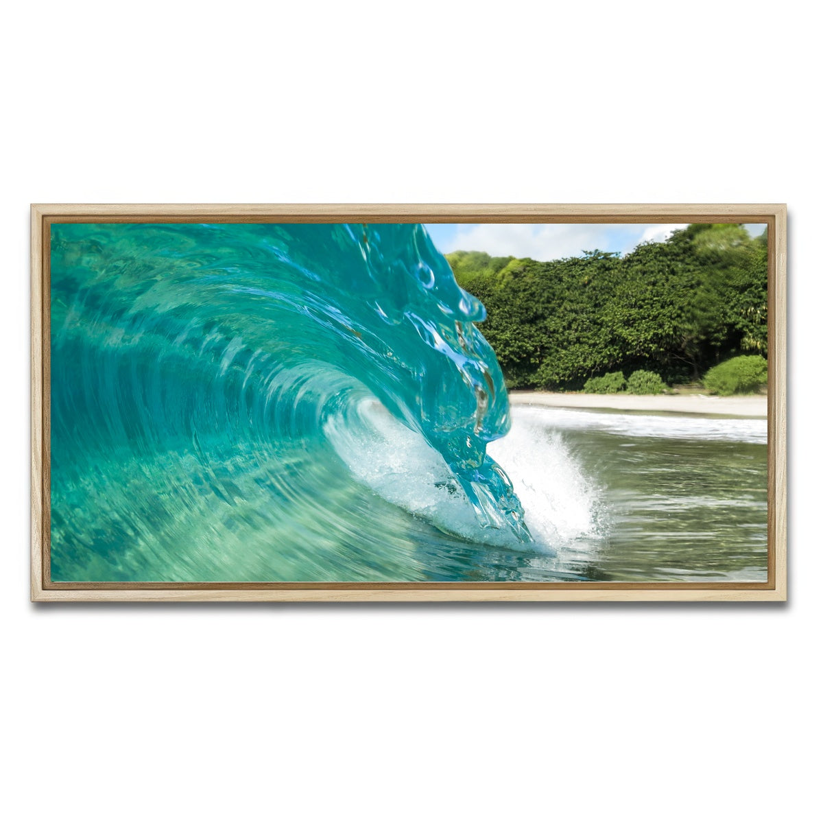 AUTO-MOCKUP WHITE | Crystal | 1 Piece | Natural Framed Canvas | group=2x1
