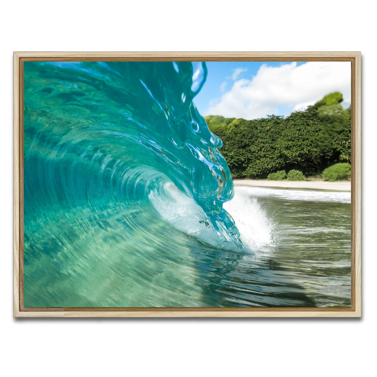 AUTO-MOCKUP WHITE | Crystal | 1 Piece | Natural Framed Canvas | group=4x3