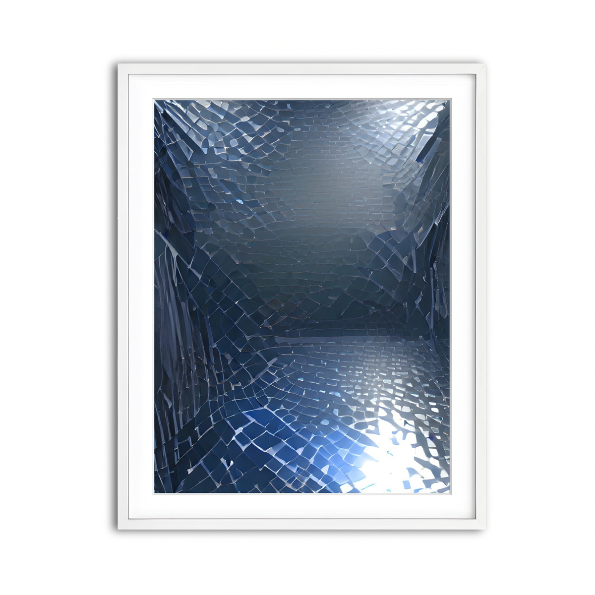 Framed Print 3x4 White