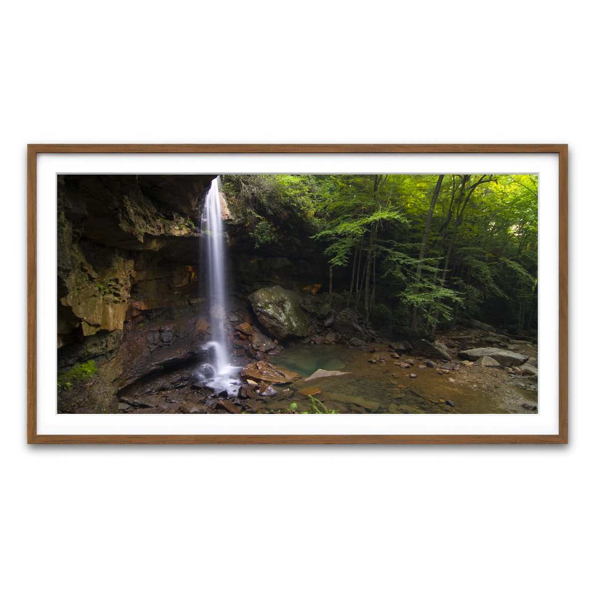 Framed Print 2x1 Walnut