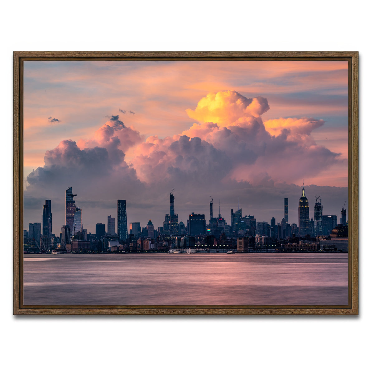 AUTO-MOCKUP WHITE | Cumulus Maximus | 1 Piece | Walnut Framed Canvas | group=4x3