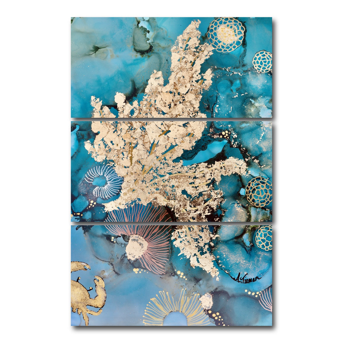 AUTO-MOCKUP WHITE | Curiosity | 3 Piece | Gallery Wrap Canvas | group=12x24_stacked