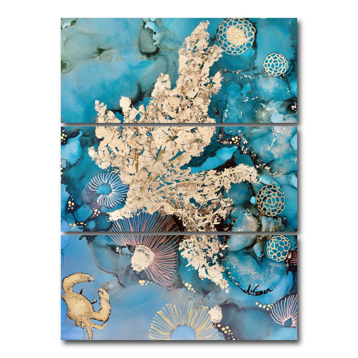 AUTO-MOCKUP WHITE | Curiosity | 3 Piece | Gallery Wrap Canvas | group=8x18_stacked