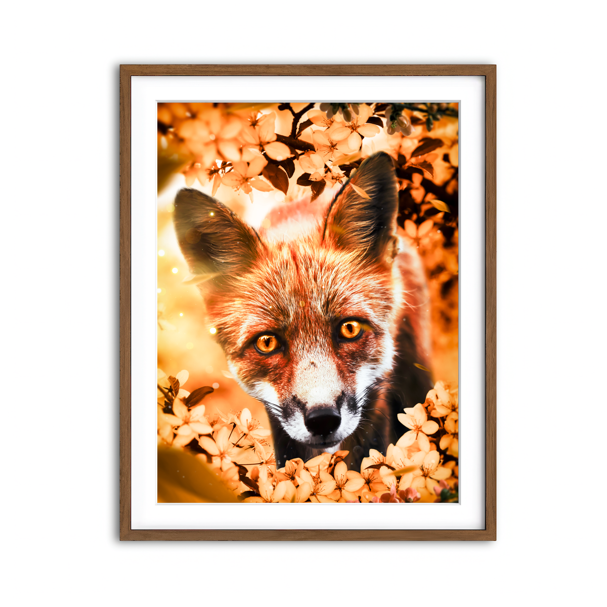 Framed Print 3x4 Walnut