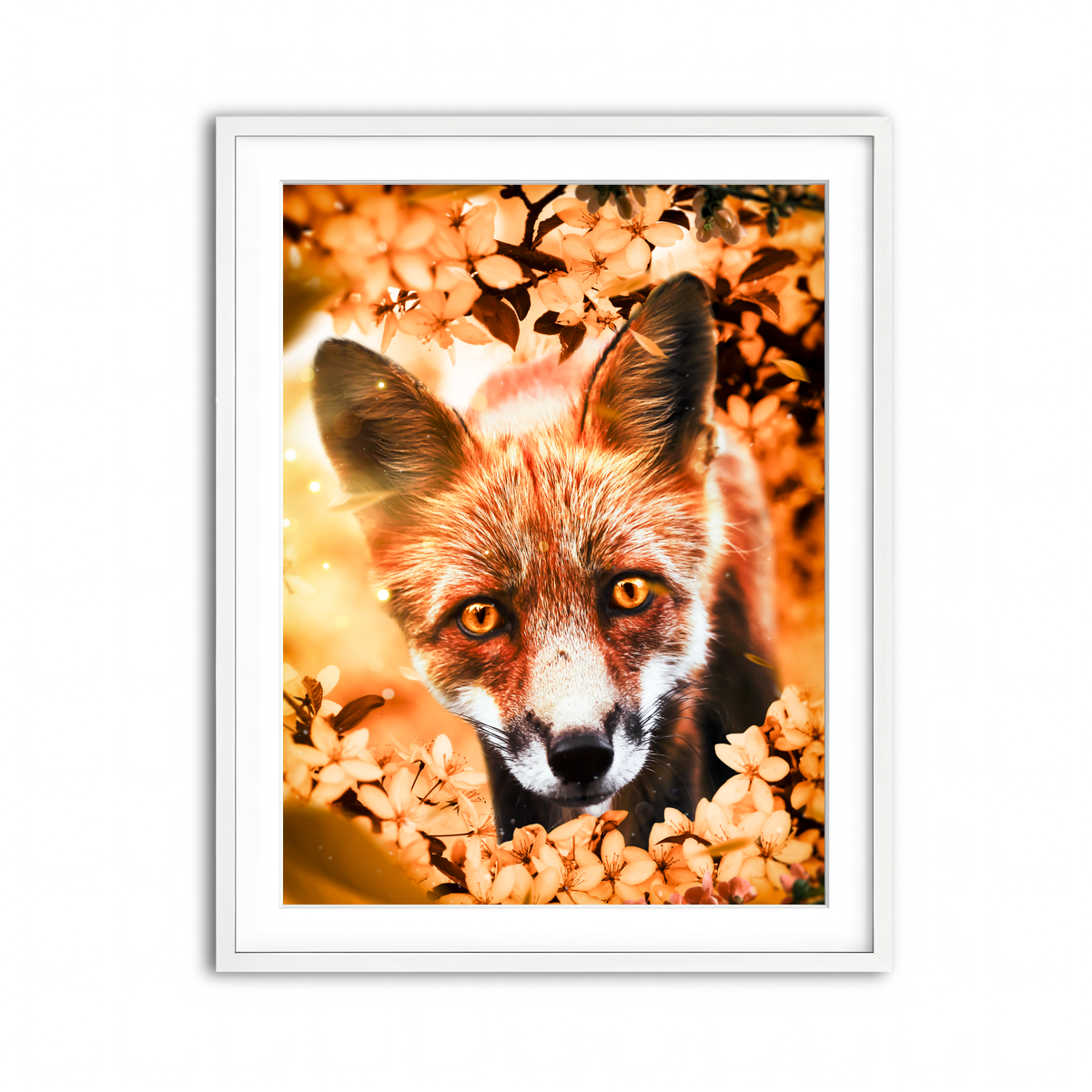 Framed Print 3x4 White