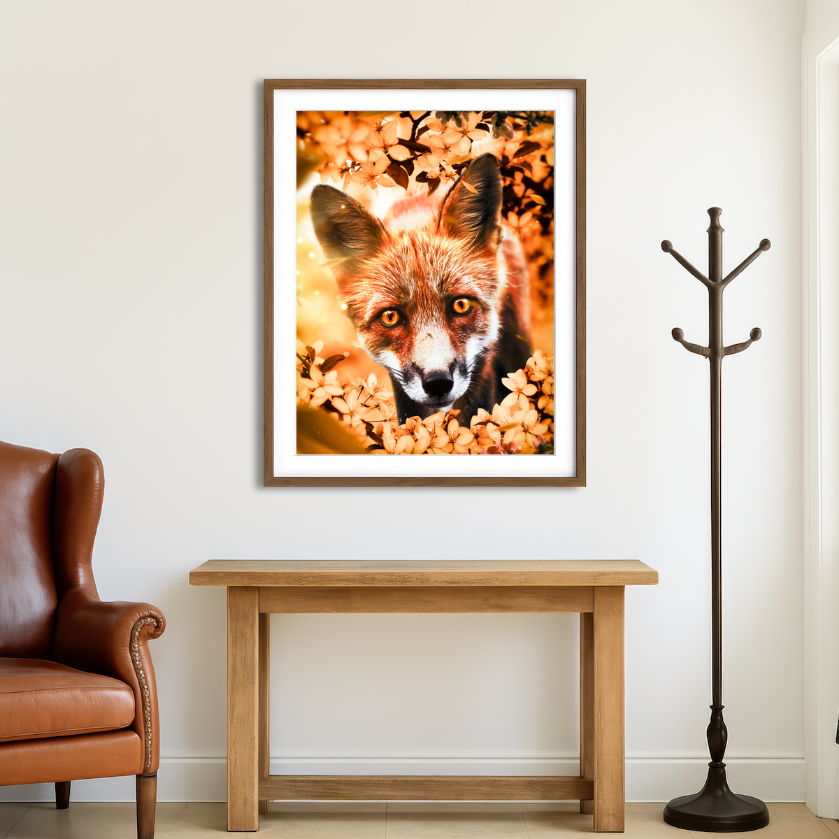 AUTO-MOCKUP ROOM | Curious Fox Wall Art