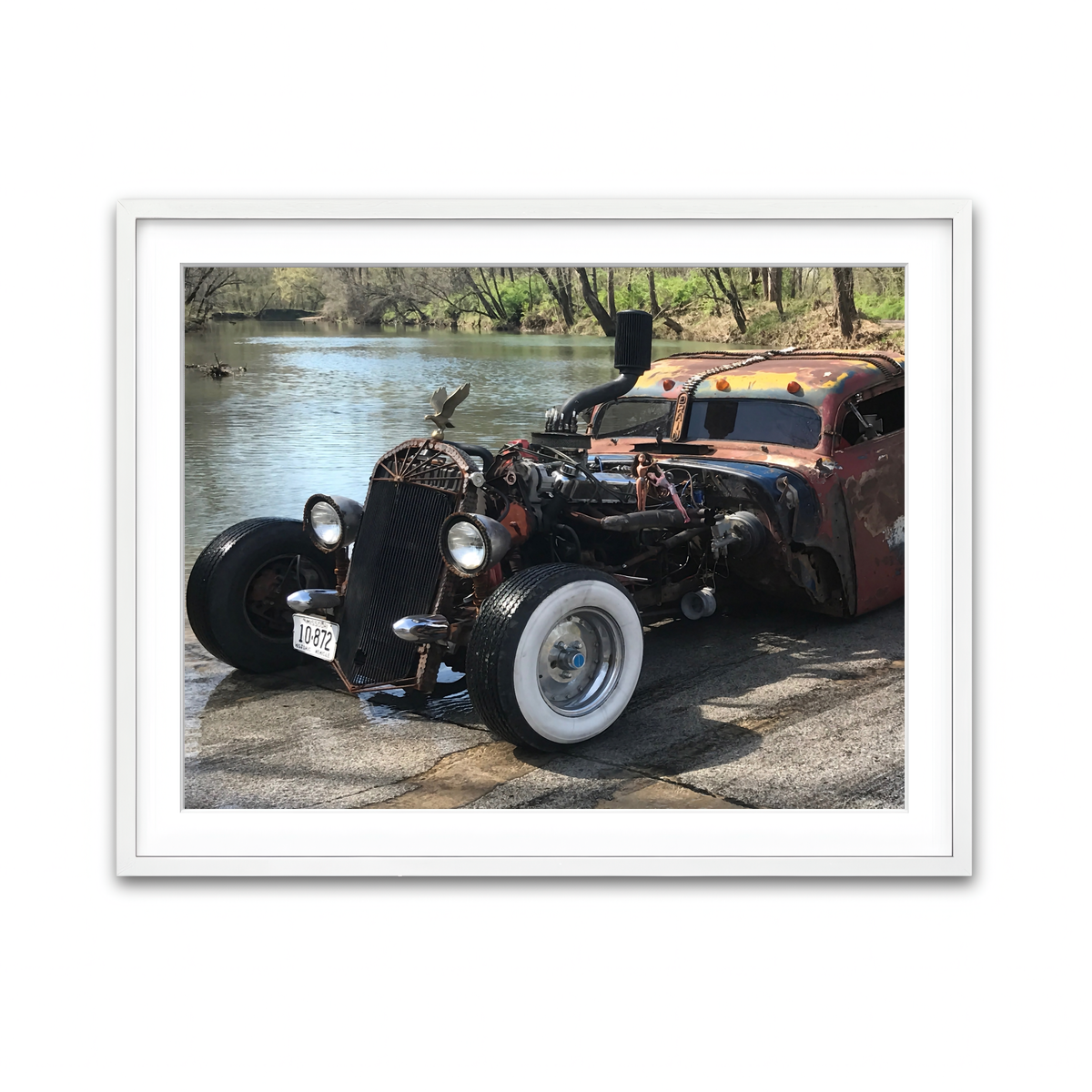 Framed Print 4x3 White