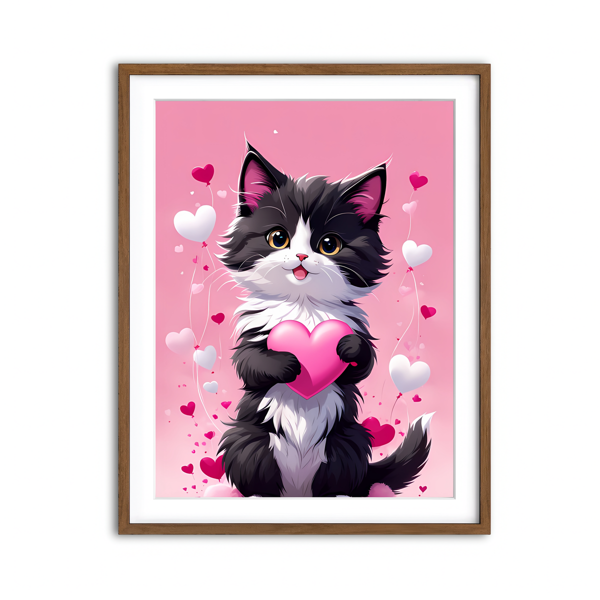 Framed Print 3x4 Walnut