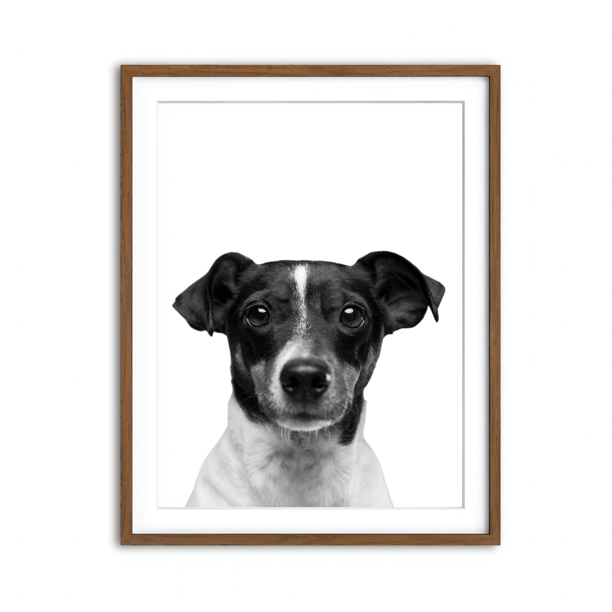 Framed Print 3x4 Walnut