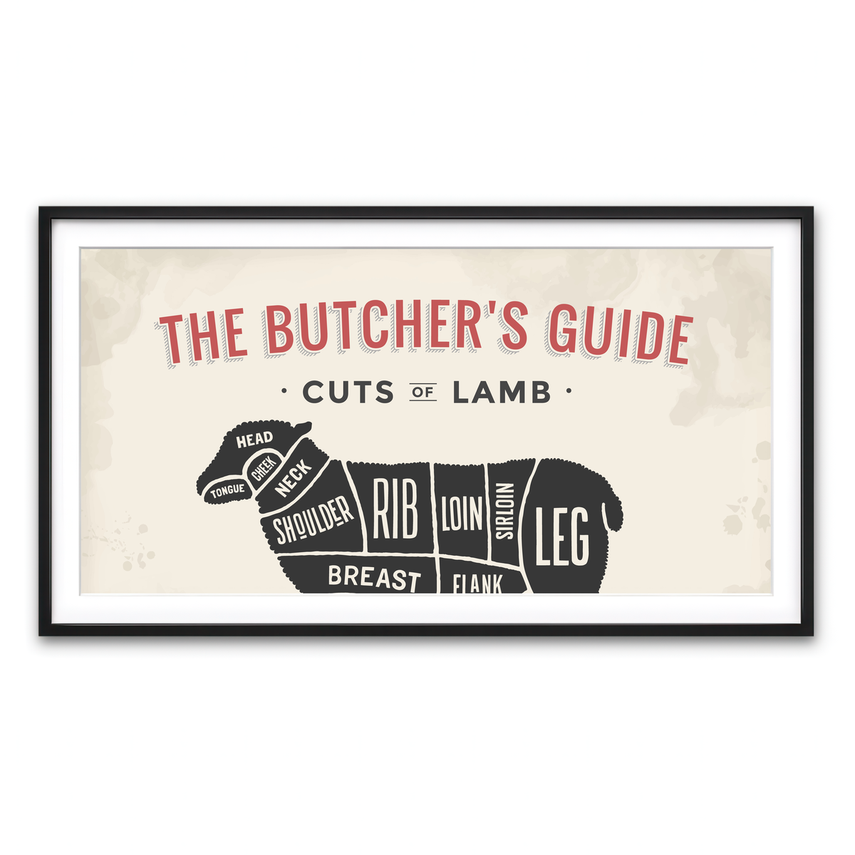 Framed Print 2x1 Black