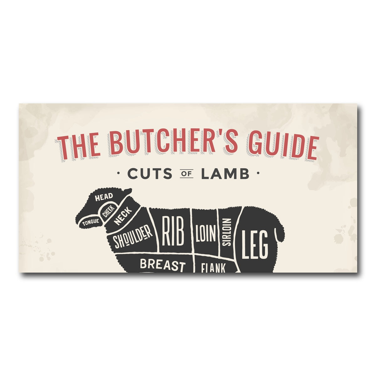 AUTO-MOCKUP WHITE | Cuts of Lamb | 1 Piece | Gallery Wrap Canvas | group=2x1