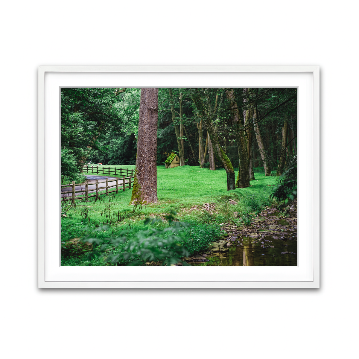 Framed Print 4x3 White