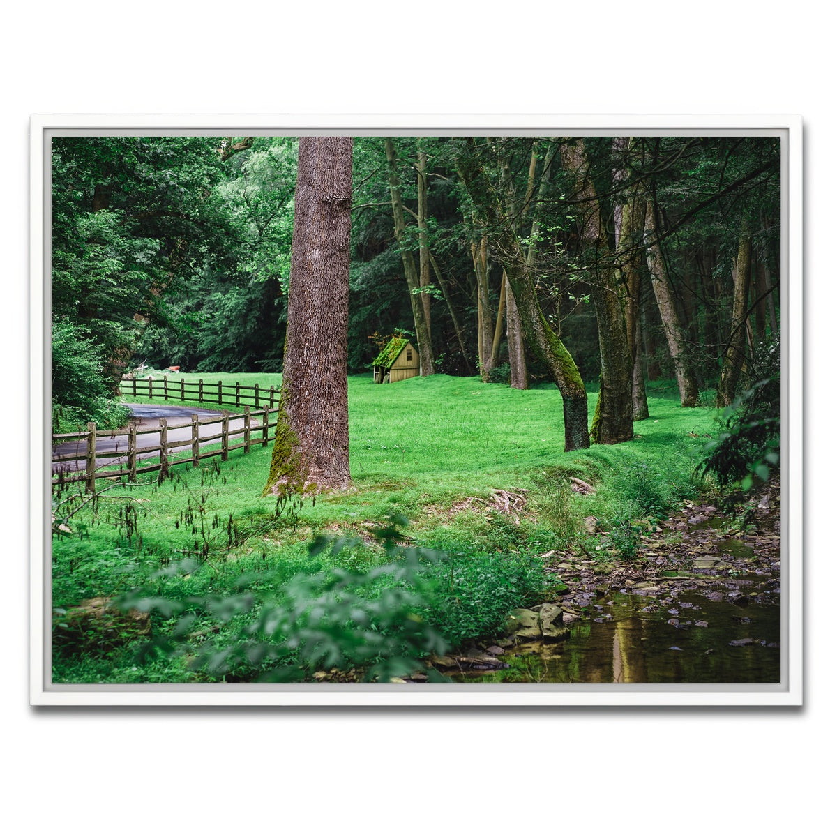 AUTO-MOCKUP WHITE | Cuttalossa Farm | 1 Piece | White Framed Canvas | group=4x3