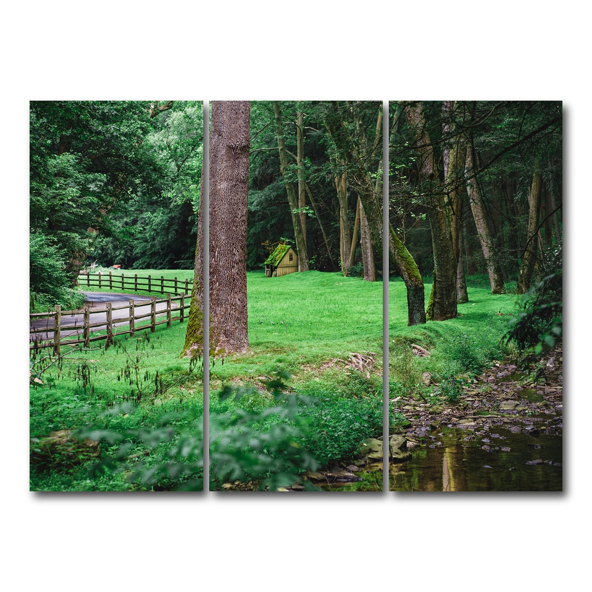 AUTO-MOCKUP WHITE | Cuttalossa Farm | 3 Piece | Gallery Wrap Canvas | group=8x18