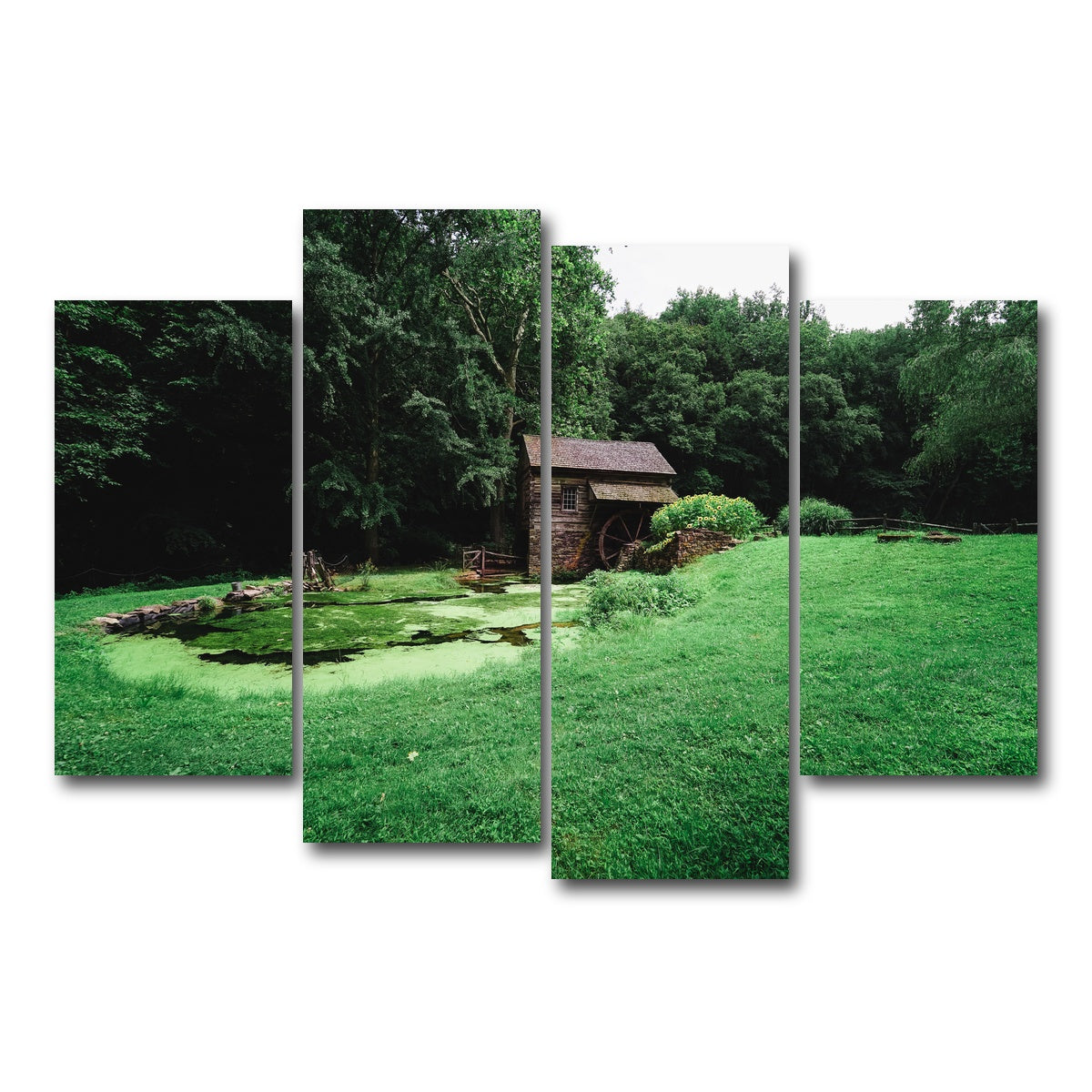 AUTO-MOCKUP WHITE | Cuttalossa Mill | 4 Piece | Gallery Wrap Canvas | group=4_short