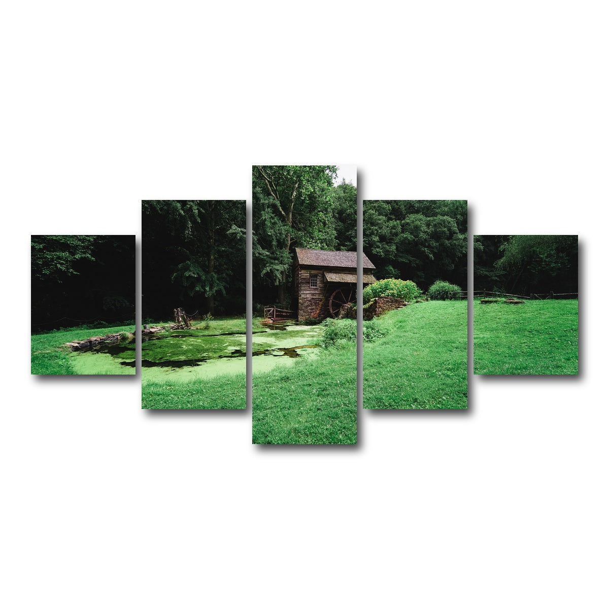 AUTO-MOCKUP WHITE | Cuttalossa Mill | 5 Piece | Gallery Wrap Canvas | group=5_short