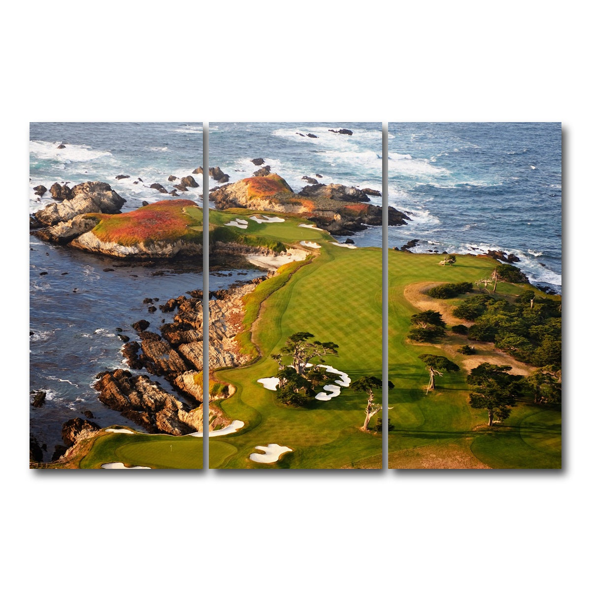 AUTO-MOCKUP WHITE | Cypress Point | 3 Piece | Gallery Wrap Canvas | group=12x24