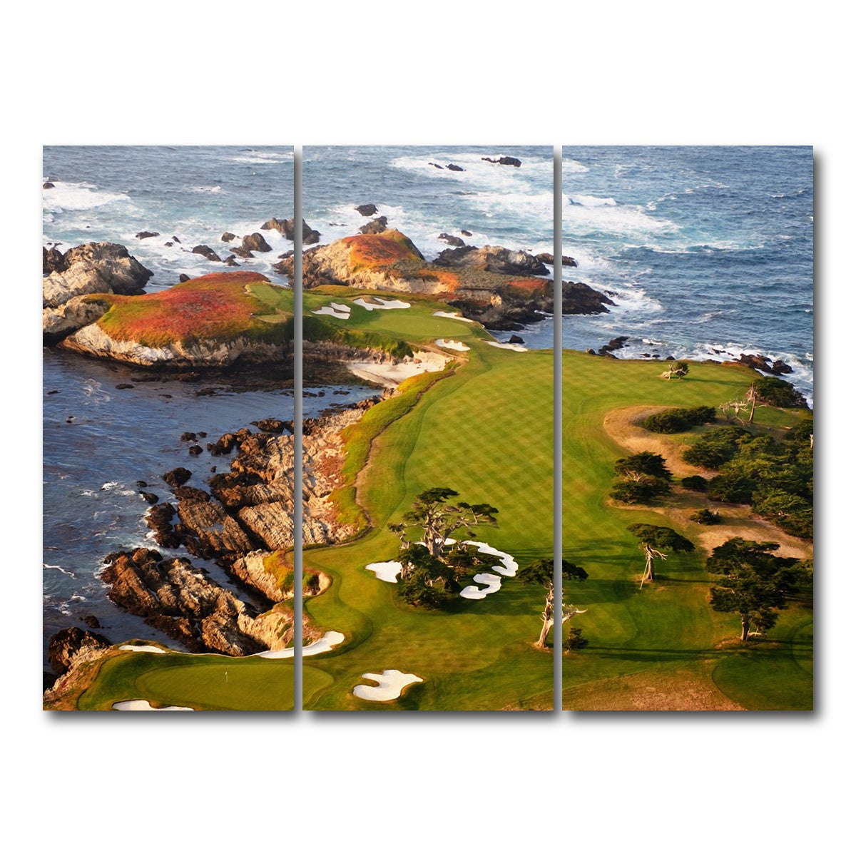 AUTO-MOCKUP WHITE | Cypress Point | 3 Piece | Gallery Wrap Canvas | group=8x18