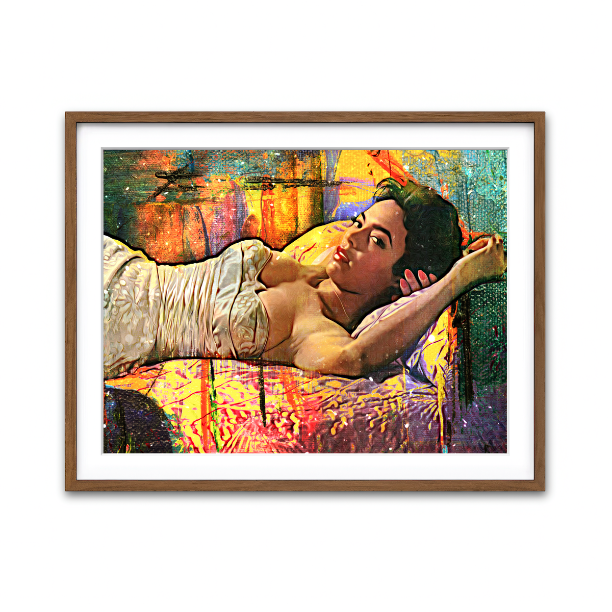 Framed Print 4x3 Walnut