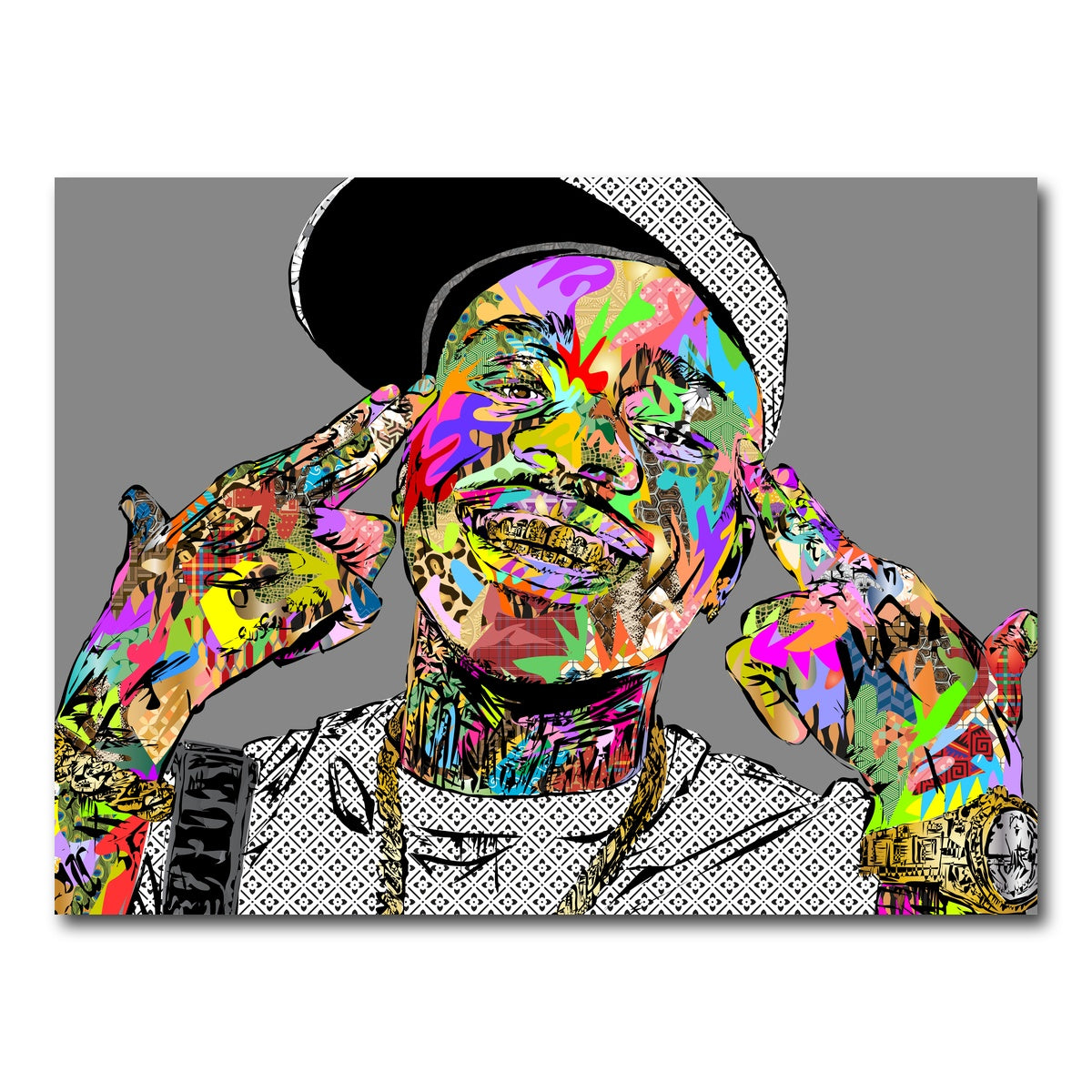 AUTO-MOCKUP WHITE | DABABY | 1 Piece | Gallery Wrap Canvas | group=4x3