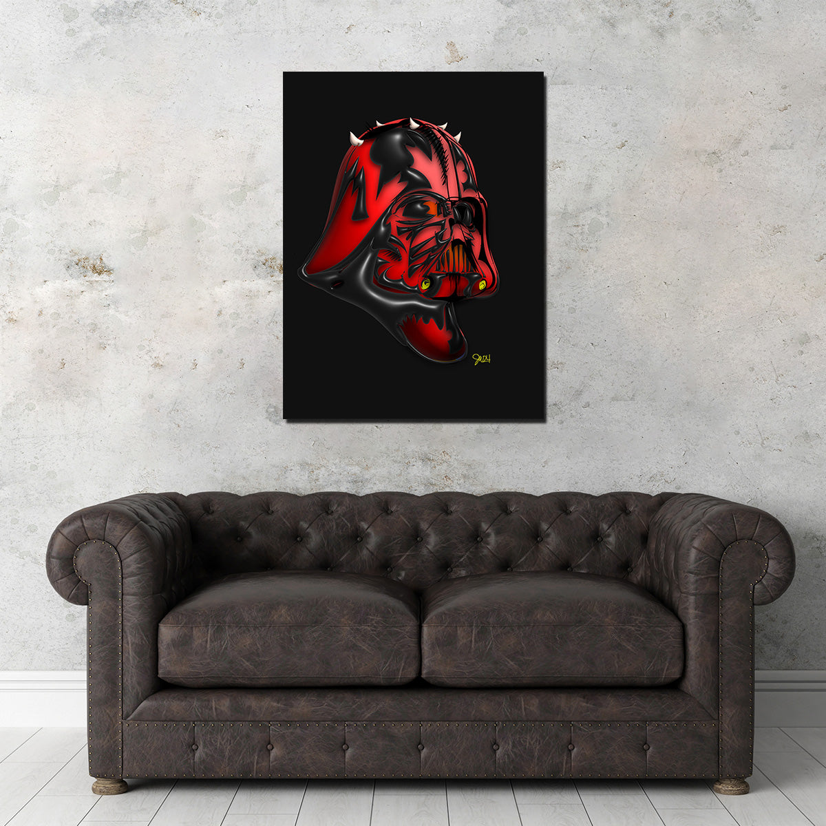 Darth Vader Maul Wall Art