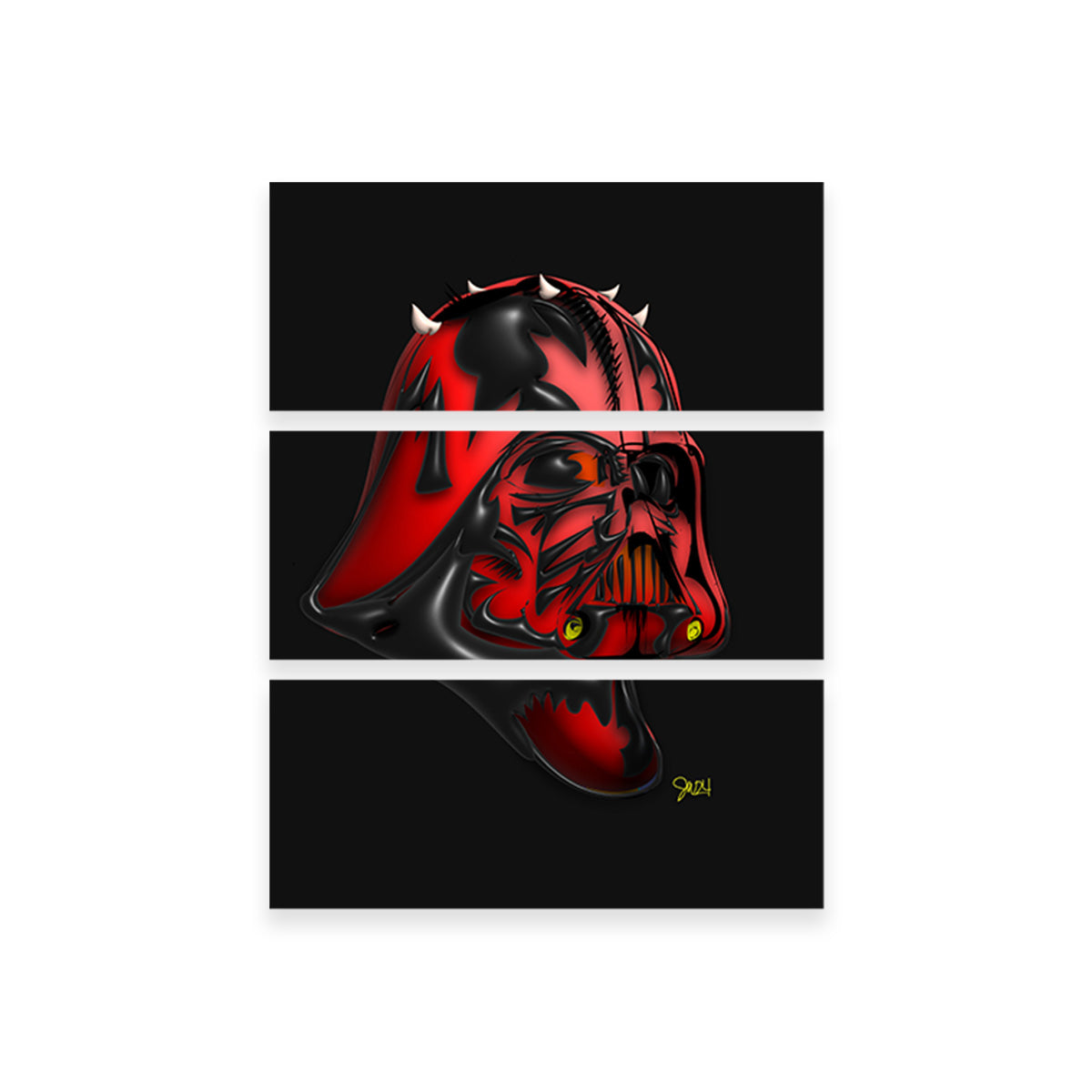 Darth Vader Maul Wall Art