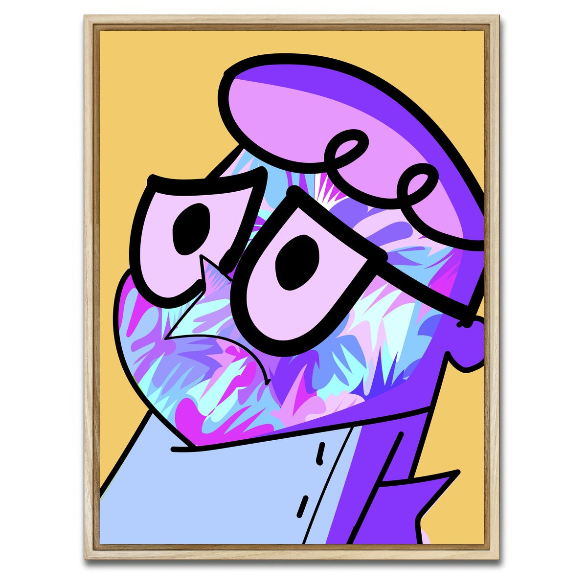 AUTO-MOCKUP WHITE | DEXTER | 1 Piece | Natural Framed Canvas | group=3x4