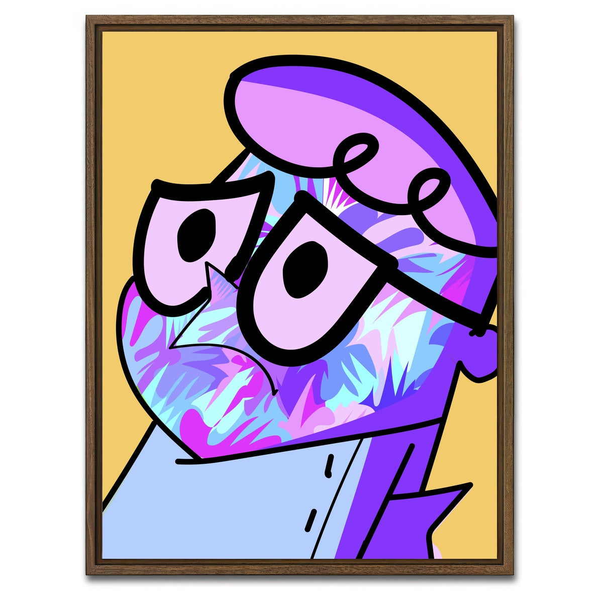 AUTO-MOCKUP WHITE | DEXTER | 1 Piece | Walnut Framed Canvas | group=3x4