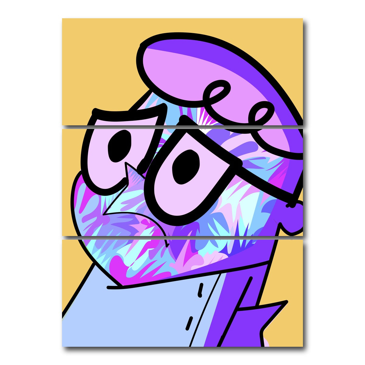 AUTO-MOCKUP WHITE | DEXTER | 3 Piece | Gallery Wrap Canvas | group=8x18_stacked