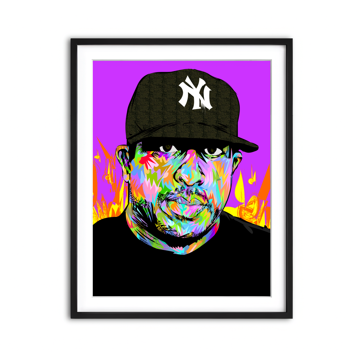 Framed Print 3x4 Black