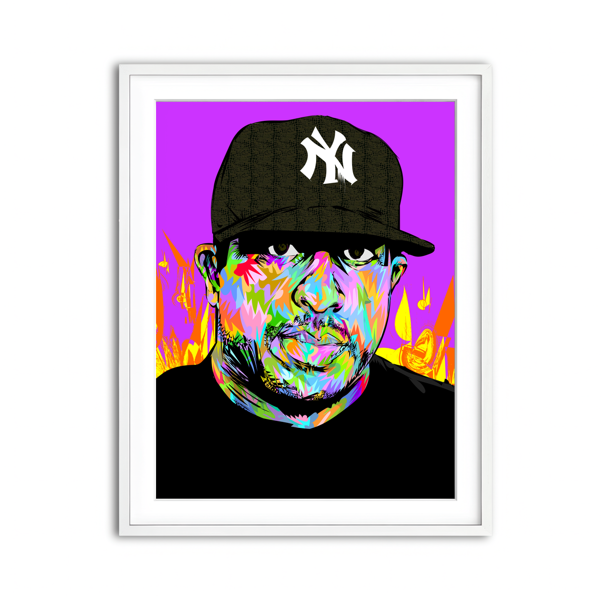 Framed Print 3x4 White