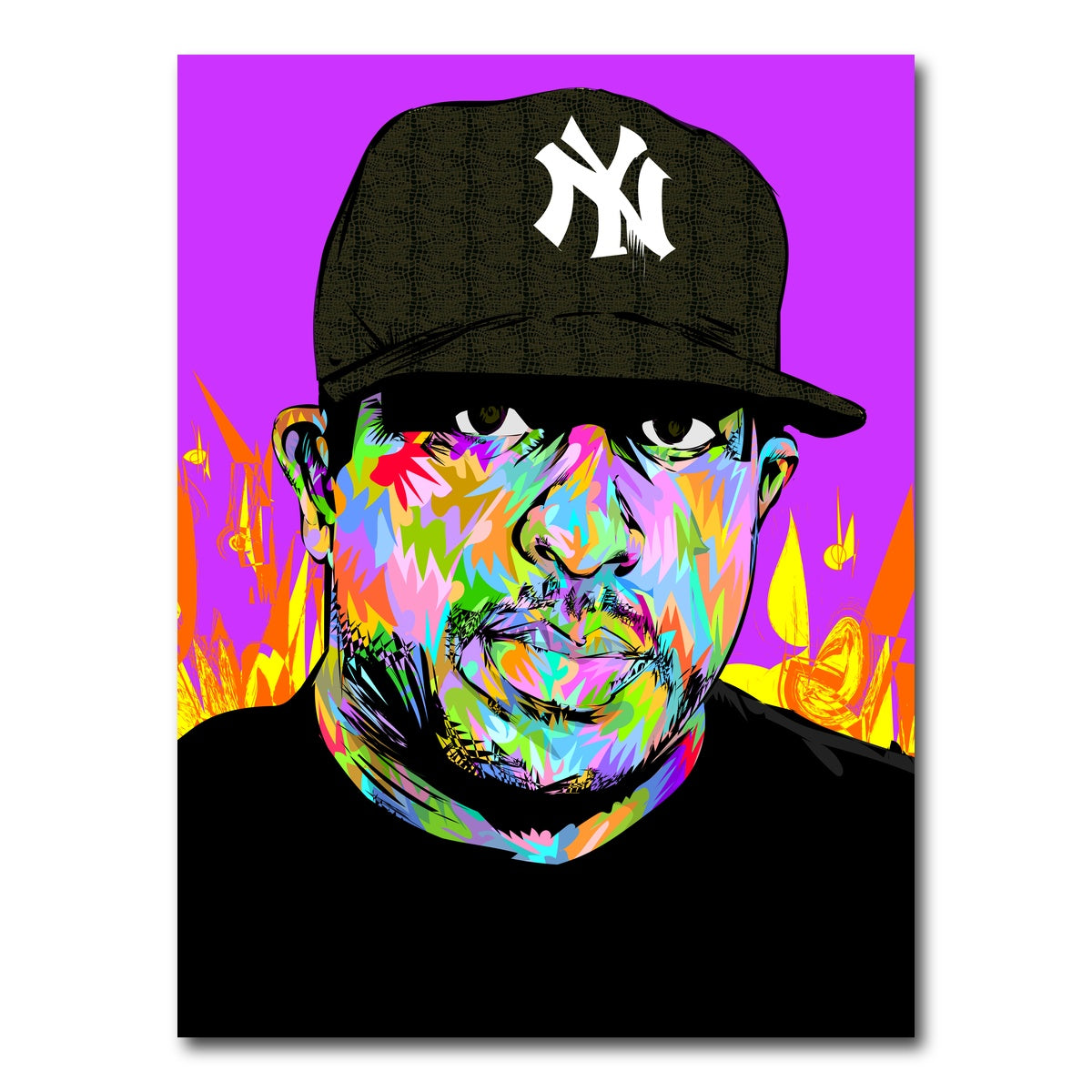 AUTO-MOCKUP WHITE | DJ PREMIER | 1 Piece | Gallery Wrap Canvas | group=3x4