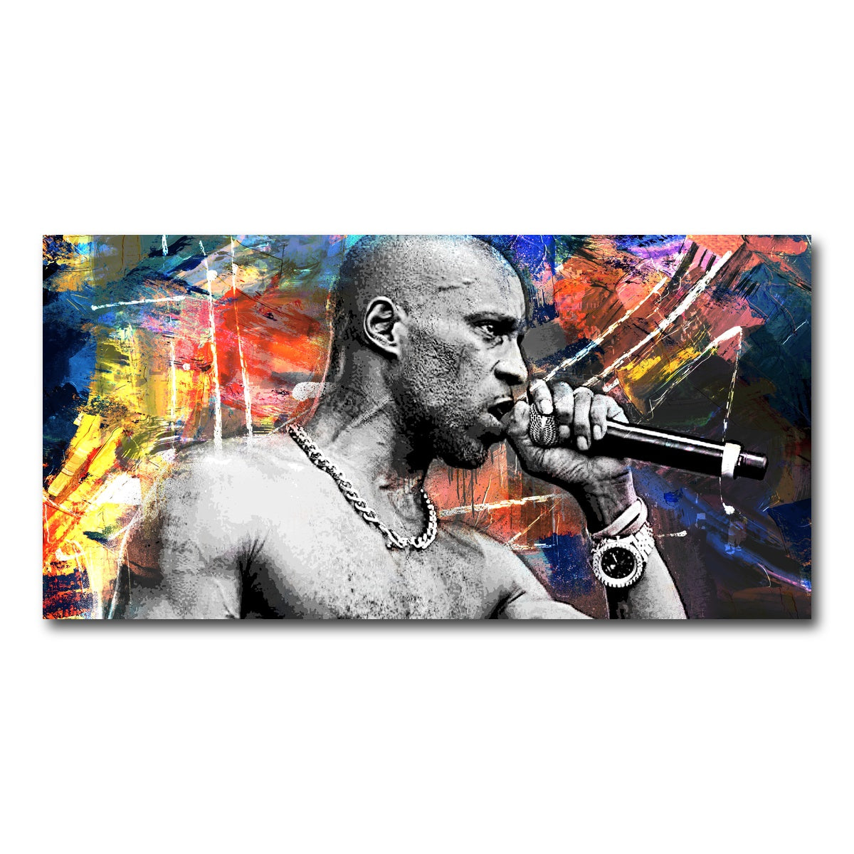 AUTO-MOCKUP WHITE | DMX Abstract | 1 Piece | Gallery Wrap Canvas | group=2x1