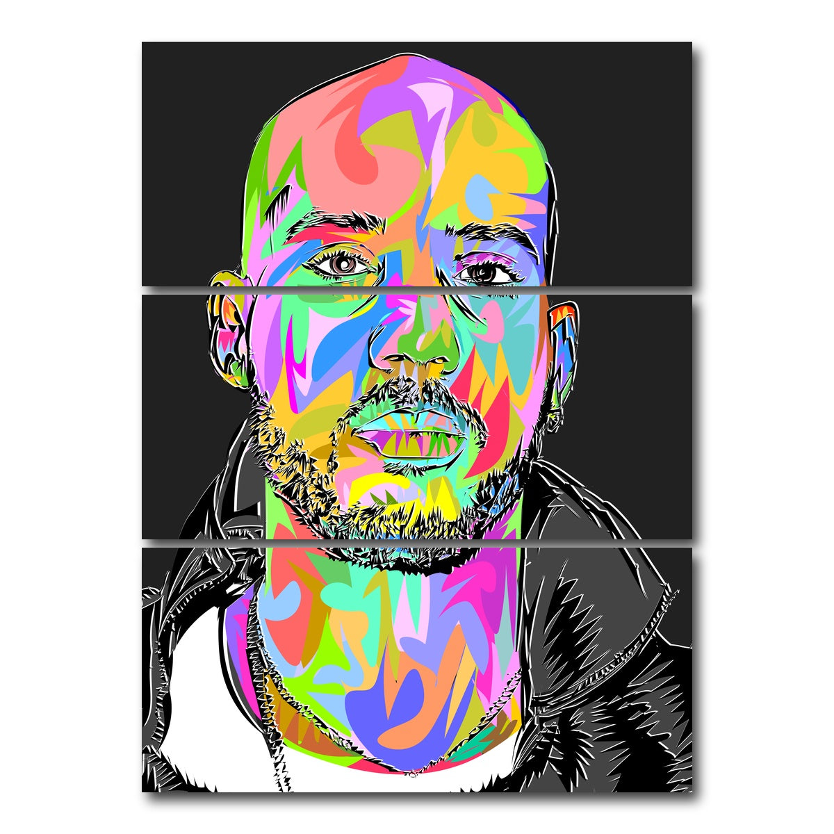 AUTO-MOCKUP WHITE | DMX RIP | 3 Piece | Gallery Wrap Canvas | group=8x18_stacked