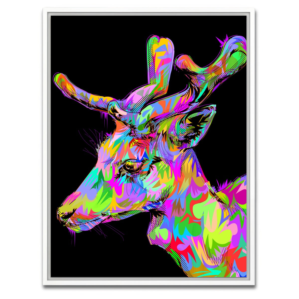 AUTO-MOCKUP WHITE | DOE | 1 Piece | White Framed Canvas | group=3x4