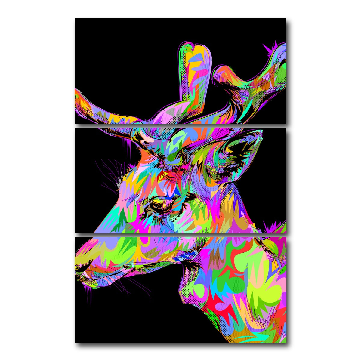 AUTO-MOCKUP WHITE | DOE | 3 Piece | Gallery Wrap Canvas | group=12x24_stacked