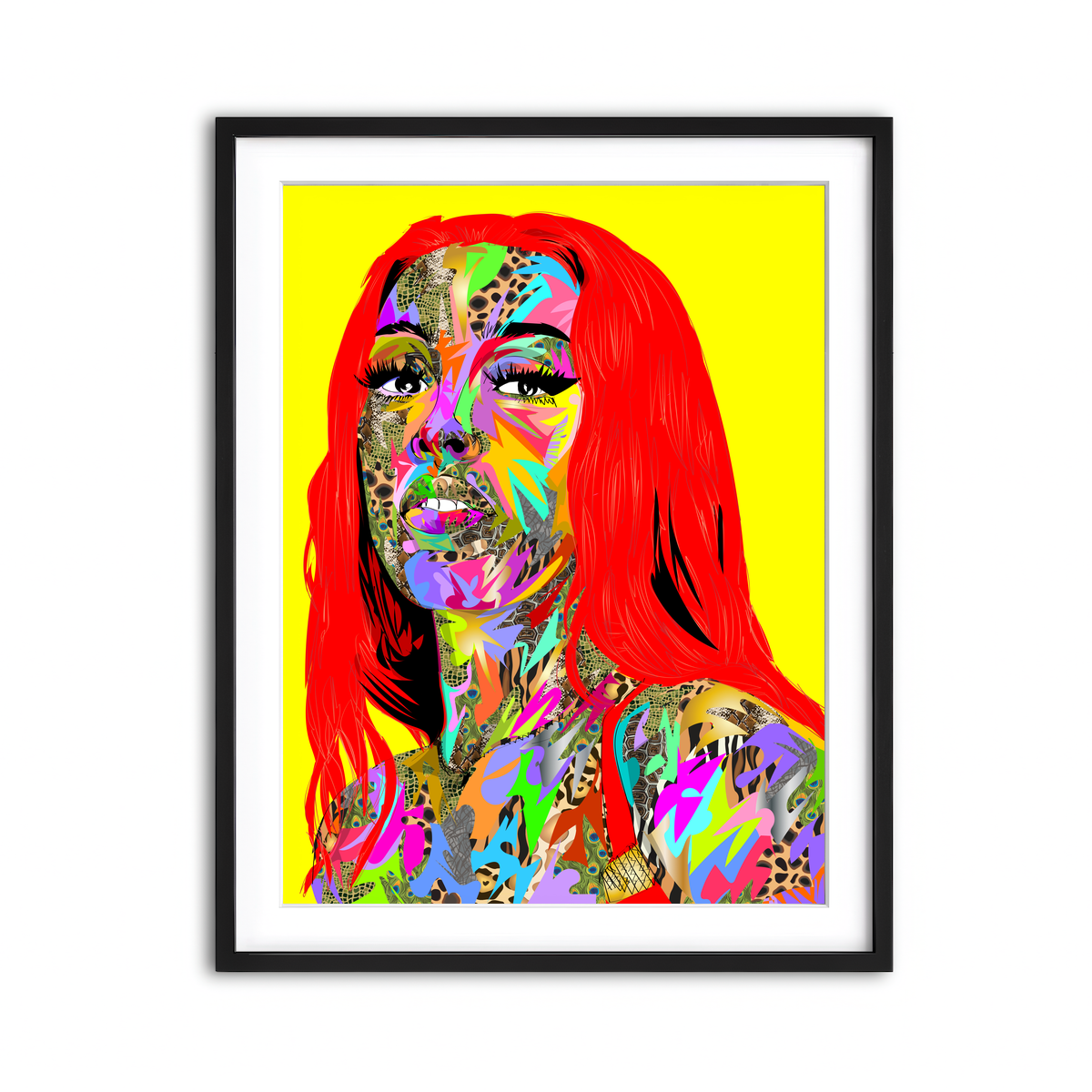 Framed Print 3x4 Black