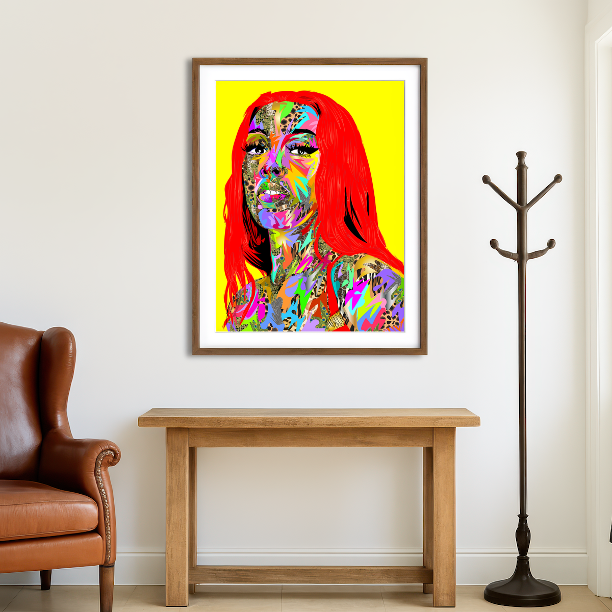 AUTO-MOCKUP ROOM | Doj Cat Wall Art