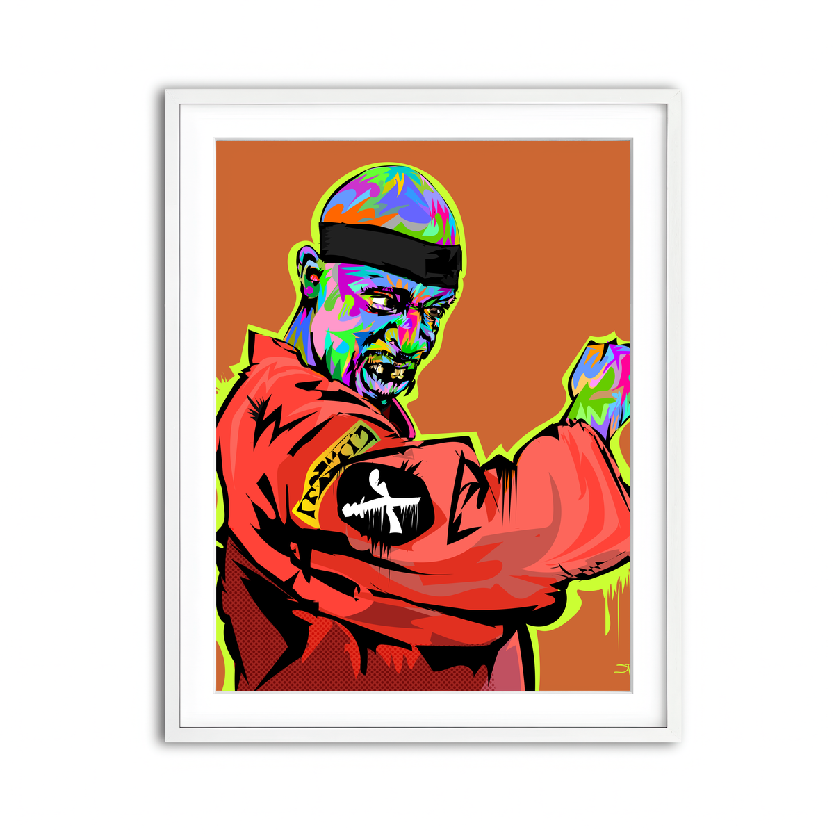 Framed Print 3x4 White