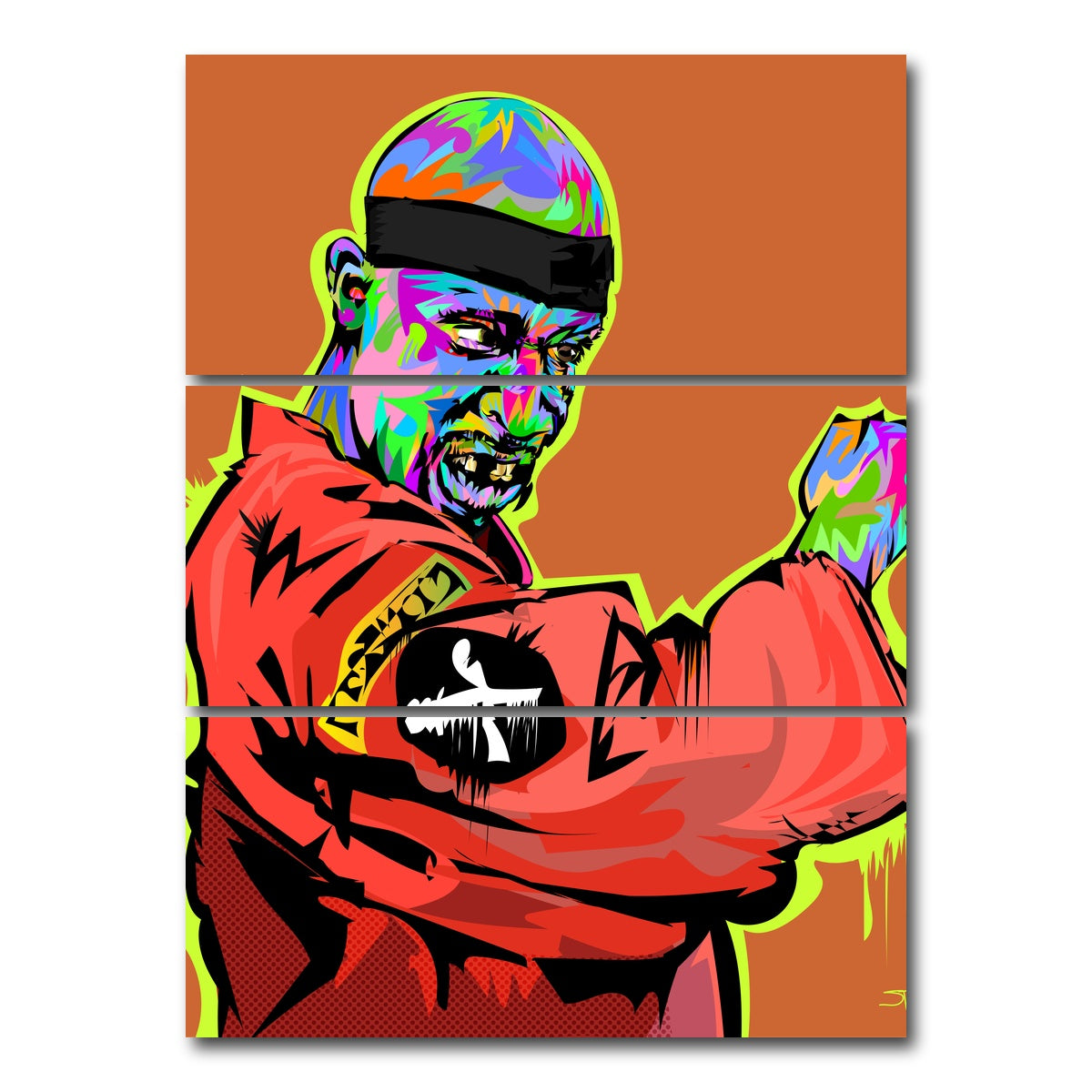 AUTO-MOCKUP WHITE | DRAGON FLY | 3 Piece | Gallery Wrap Canvas | group=8x18_stacked