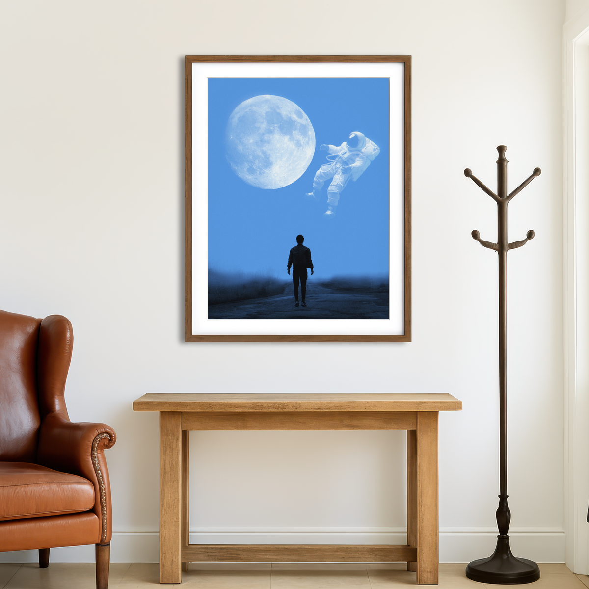 AUTO-MOCKUP ROOM | Dream as High as The Sky Wall Art