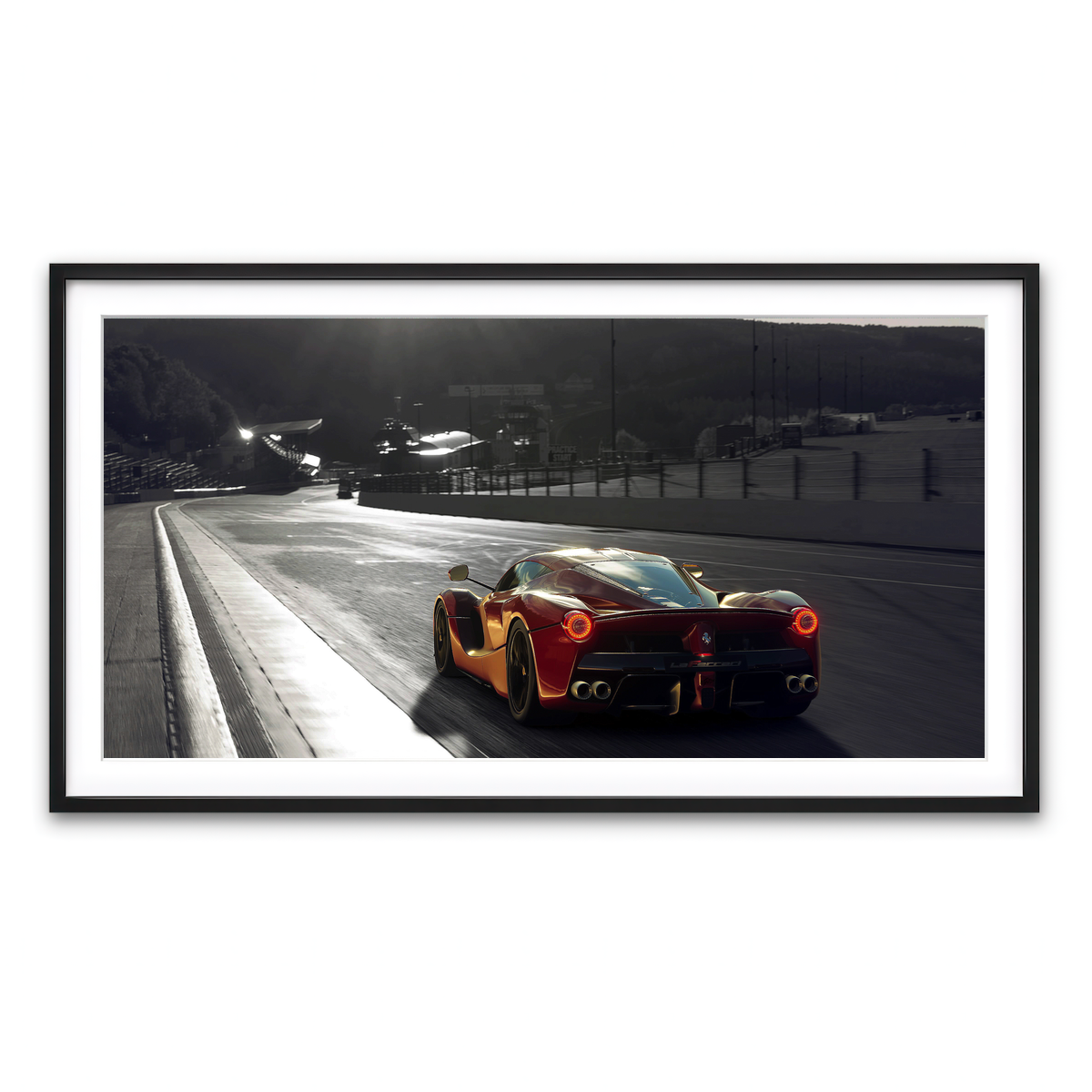 Framed Print 2x1 Black