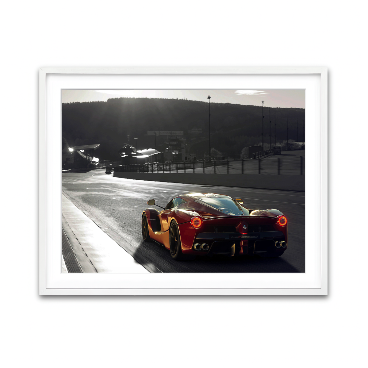 Framed Print 4x3 White