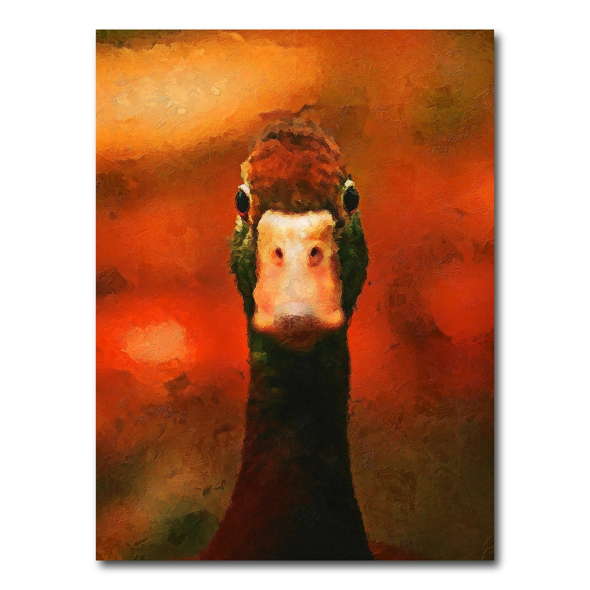 AUTO-MOCKUP WHITE | DUCK painting | 1 Piece | Gallery Wrap Canvas | group=3x4